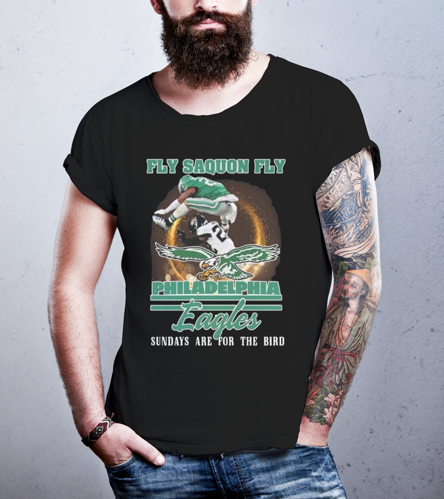 Fly Saquon Fly Philadelphia Eagles Sundays Are For The Bird T-Shirt