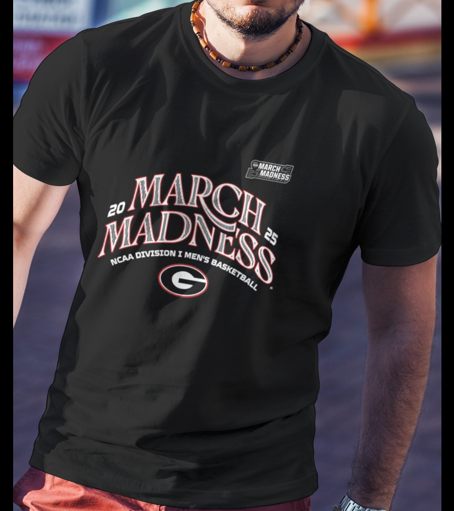 Georgia Men’s Basketball 2025 March Madness Bound T-Shirt