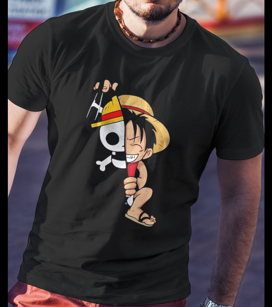 Funny Monkey D Luffy One Piece Anime Character T-Shirt