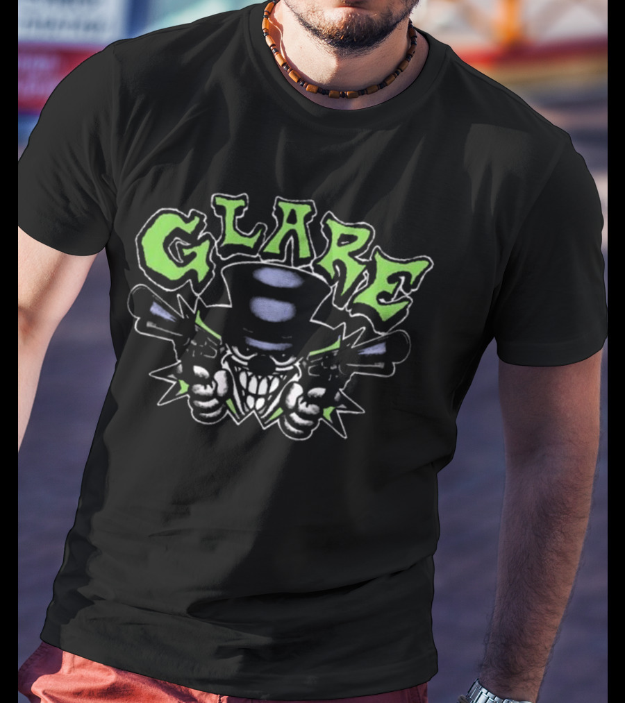 Glare Clown Black T-Shirt