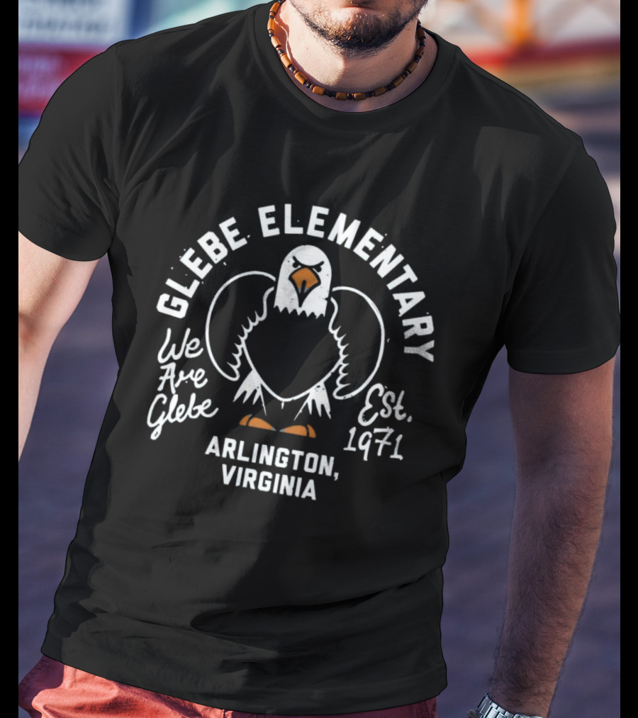 Glebe Elementary Vintage Gleagle Royal Blue T-Shirt