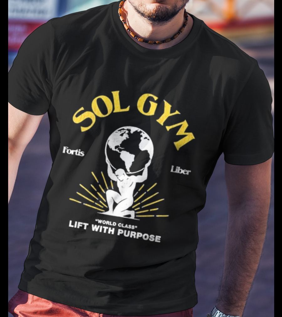 Glyph Sol Gym Fortis Liber World Class Lift With Purpose T-Shirt