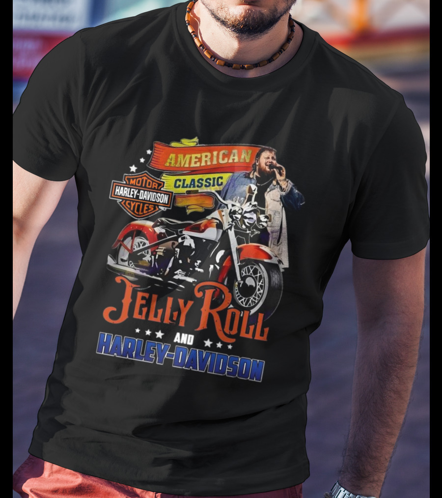 Harley Davidson – Jelly Roll American Classic Signature T-Shirt