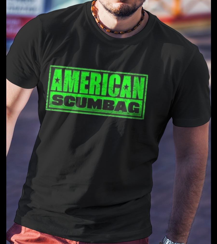 Hazheart American Scumbag Logo T-Shirt