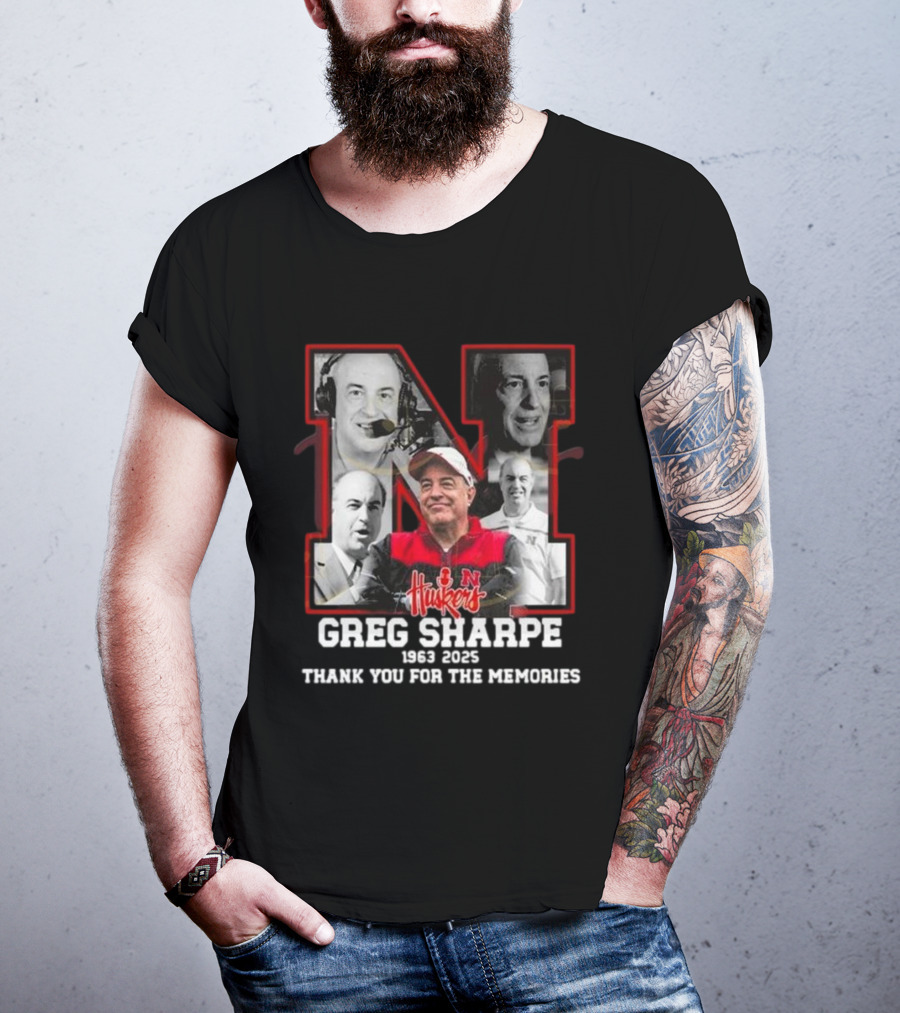 Greg Sharpe 1963-2025 Thank You For The Memories T-Shirt