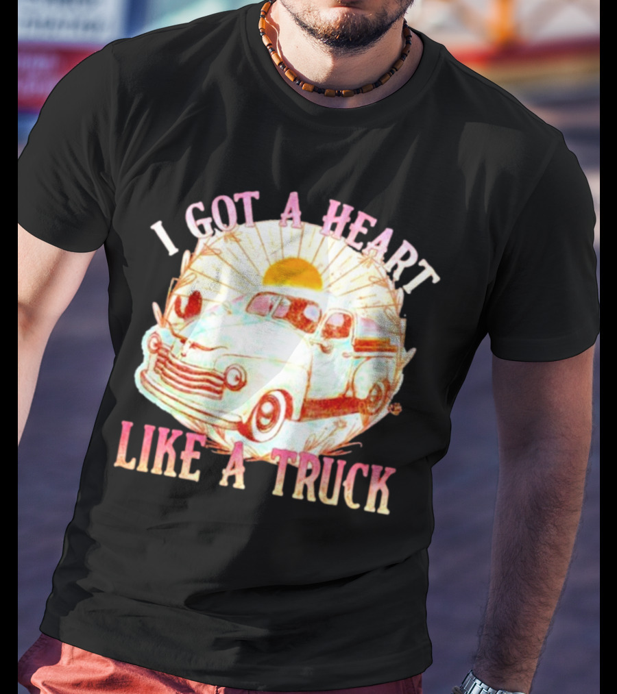 Heart Like A Truck Western Boho Sunset Desert T-Shirt