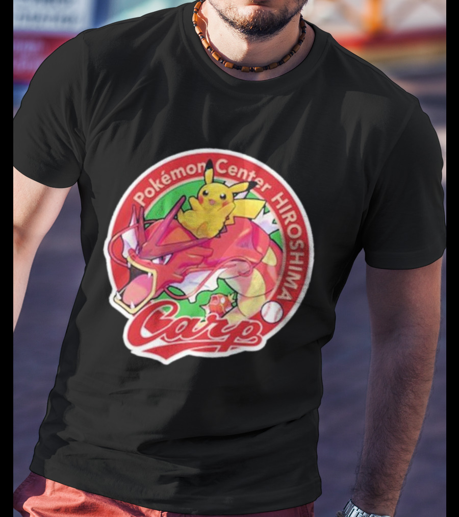 Hiroshima Toyo Carp X Pokémon Center Hiroshima T-Shirt