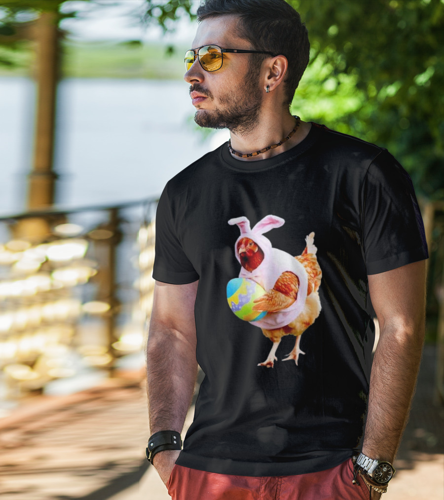 Happy Easter Chicken Bunnies T-Shirt