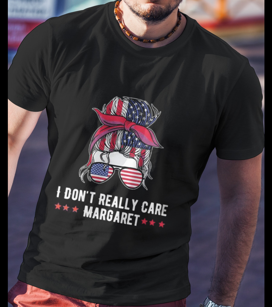 I Don’t Really Care Margaret American Flag Jd Vance T-Shirt