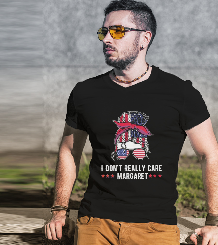 I Don’t Really Care Margaret American Flag Jd Vance T-Shirt