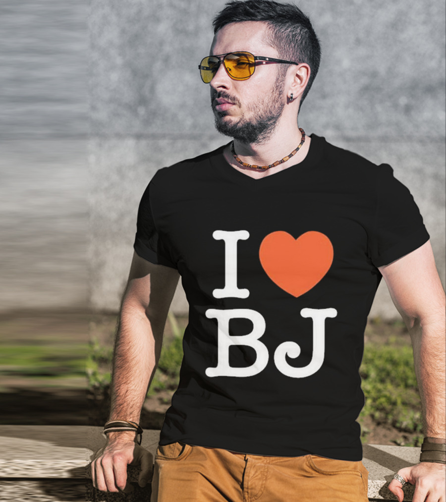 I Love Bj Ben Johnson T-Shirt