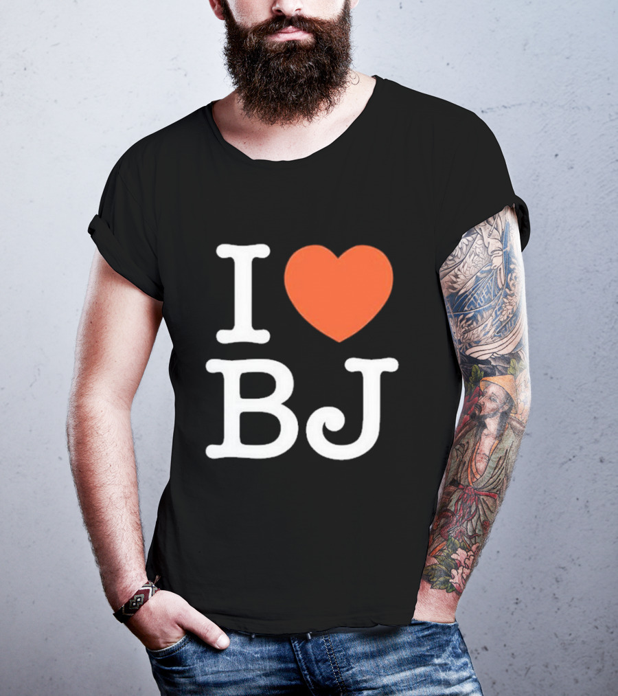 I Love Bj Ben Johnson T-Shirt