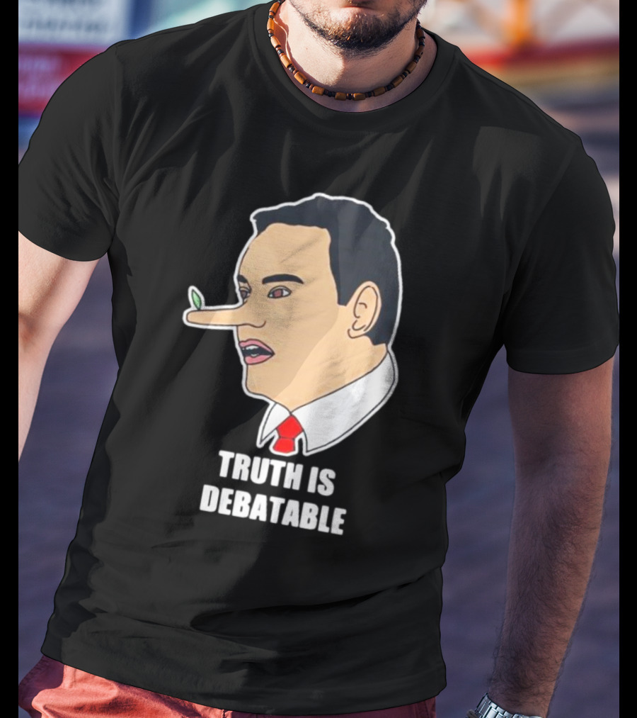 Funny George Santos Congressman Truth Is Debatable Nose T-Shirt