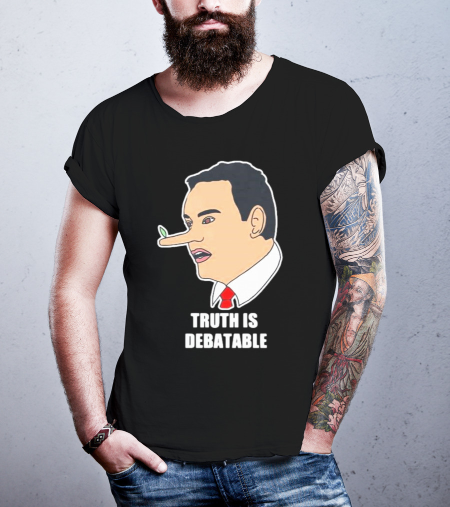 Funny George Santos Congressman Truth Is Debatable Nose T-Shirt