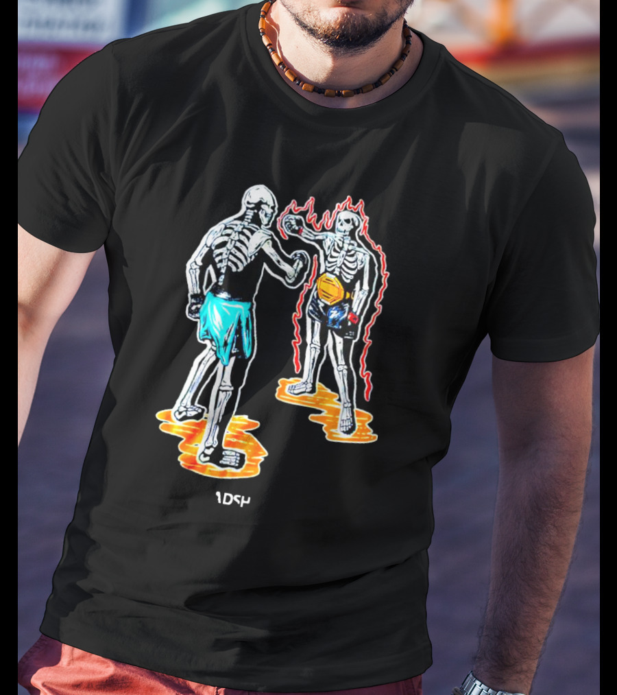 Skeletal Boxing Showdown 1DS4 Headshot Dead T-Shirt