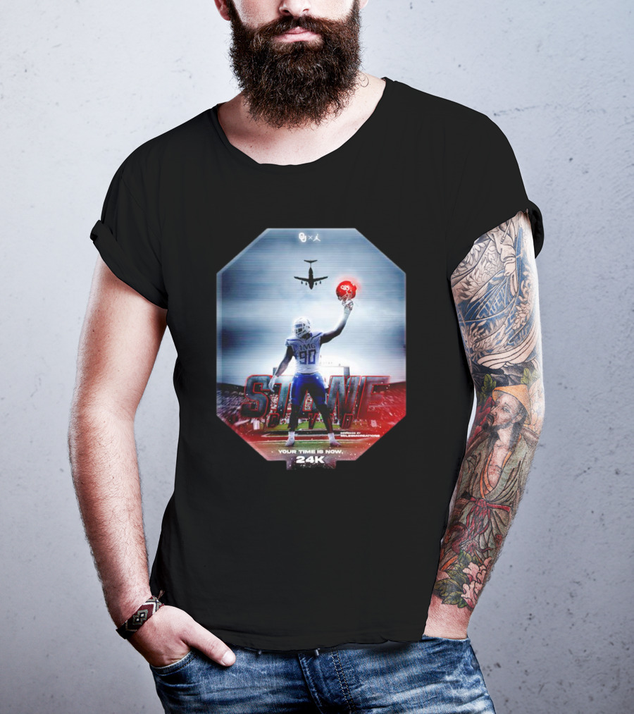 Oklahoma Sooners Stand Tall Your Time Is Now 24K T-Shirt