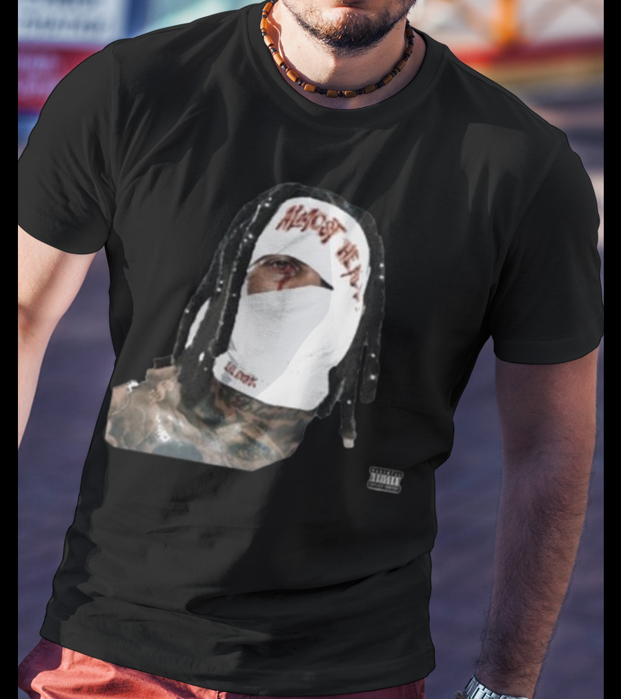 Almost Healed Lil Durk Explicit Content Masked Face T-Shirt