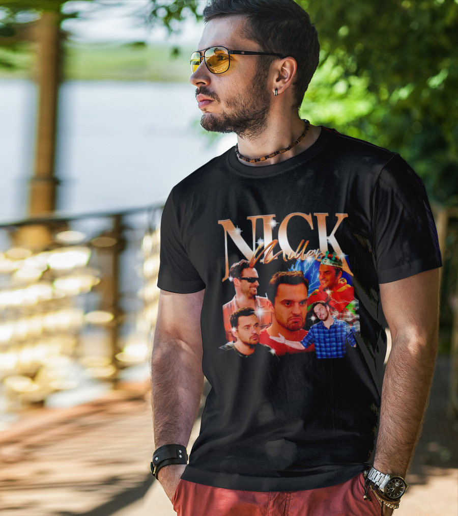 Nick Miller 90s Collage T-Shirt