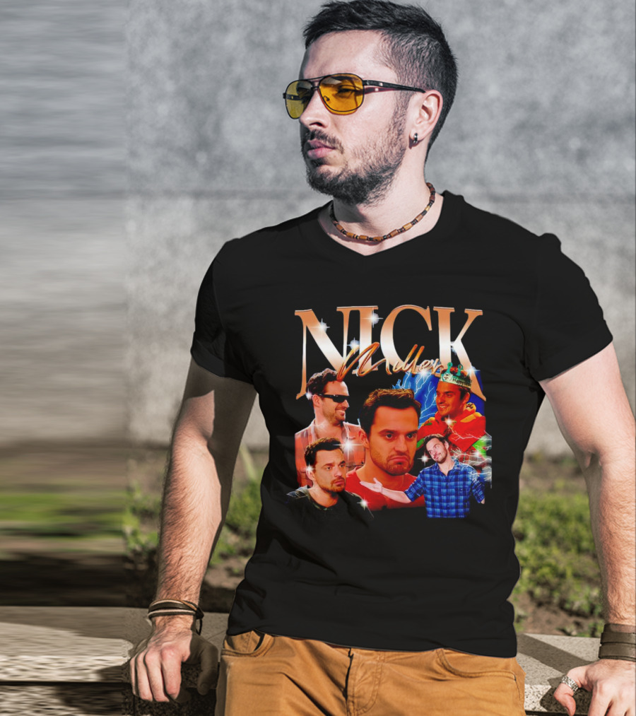 Nick Miller 90s Collage T-Shirt