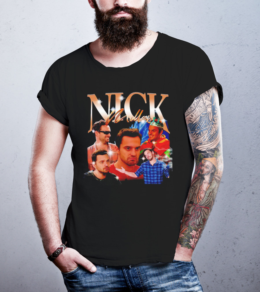 Nick Miller 90s Collage T-Shirt
