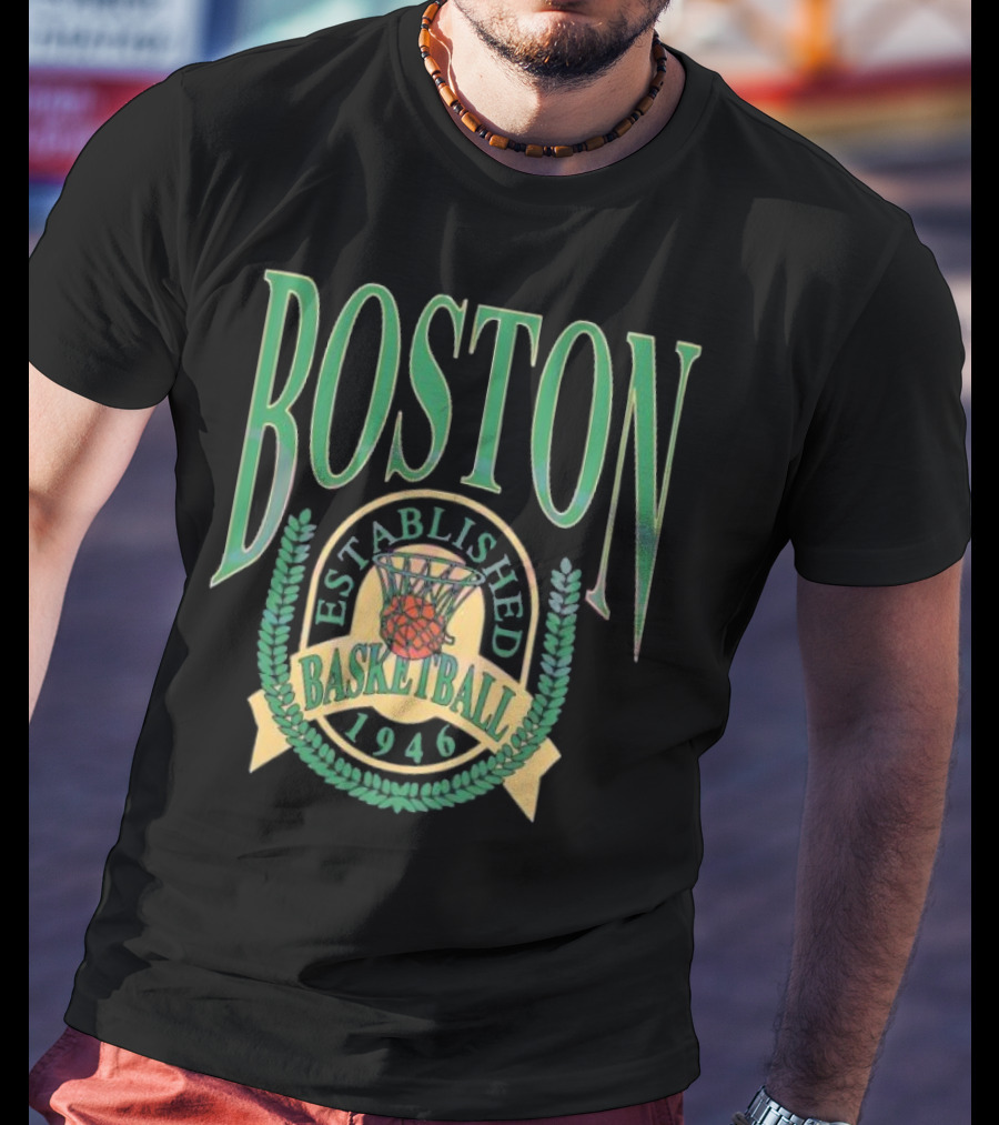 Boston Celtics Established Basketball 1946 NBA Season T-Shirt