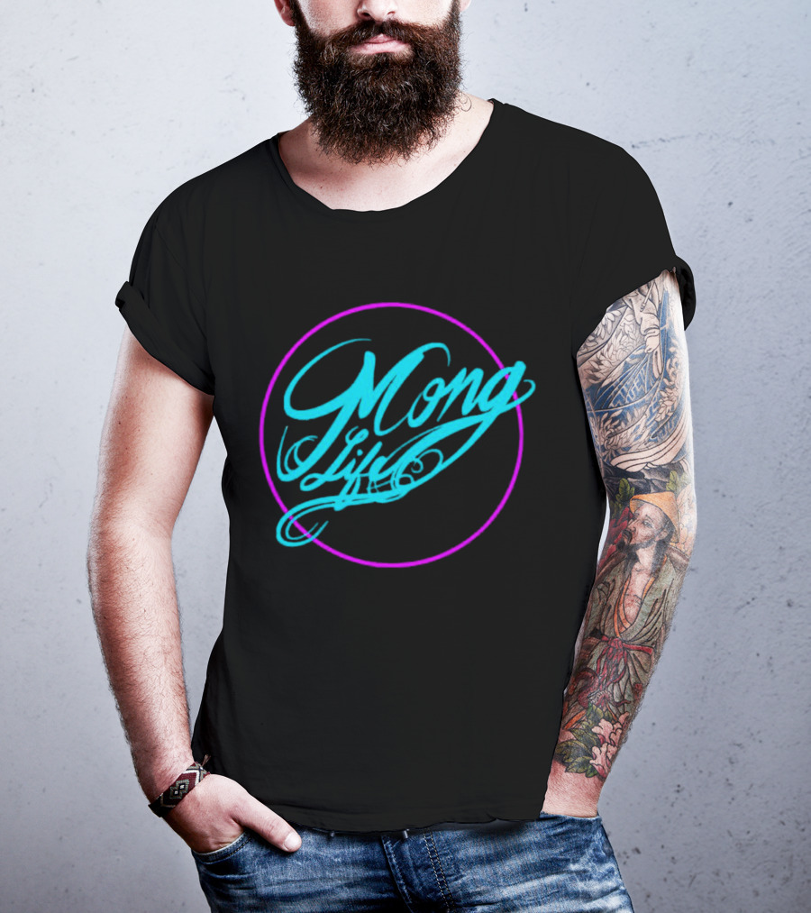 Mong Life Raff Grlllz Circle T-Shirt