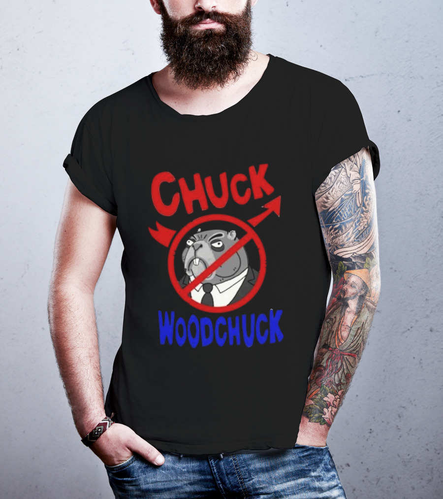 Chuck Woodchuck Bojack Horseman Stop Sign Iconic Fan Reference T-Shirt