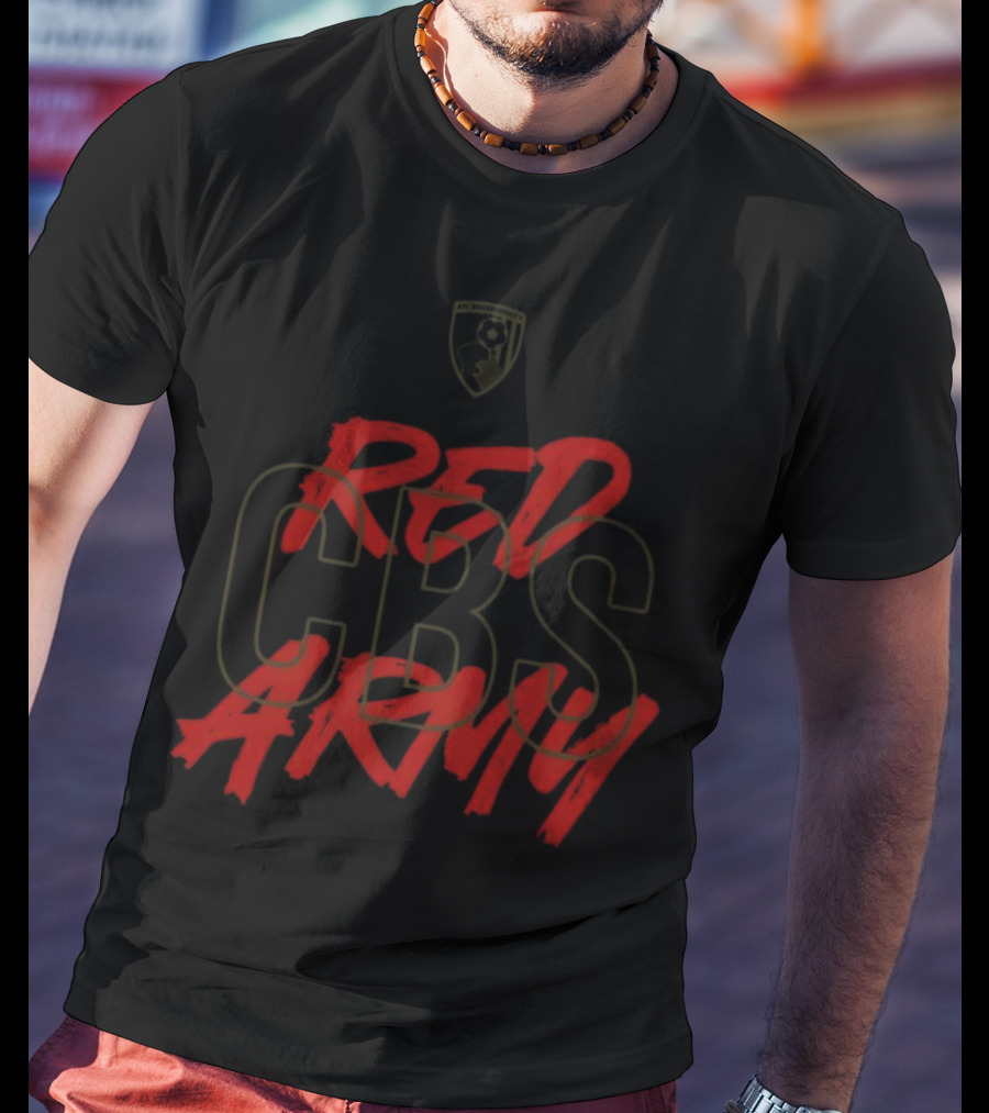CBS Red Army Football Club Badge T-Shirt