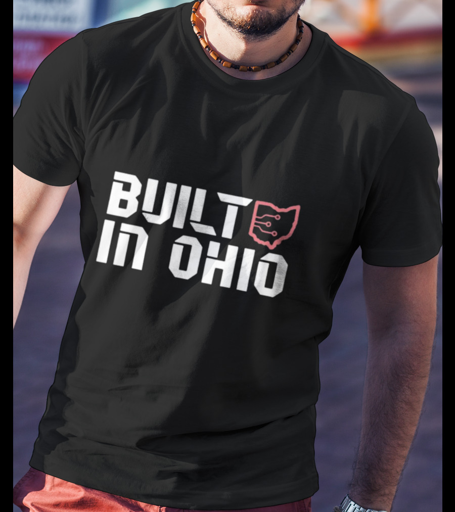 Built In Ohio Tech Circuit T-Shirt
