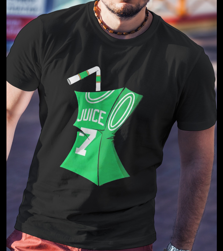 Juice Number 7 Jaylen Brown Boston Celtics Jersey T-Shirt
