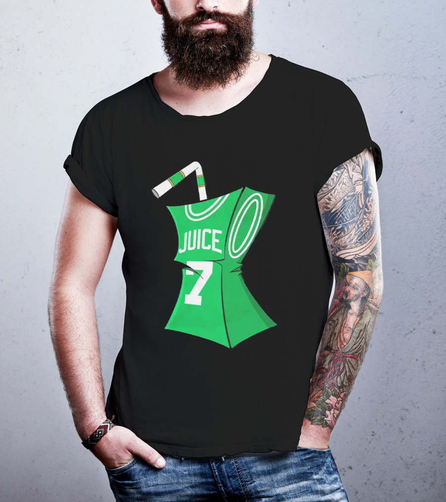 Juice Number 7 Jaylen Brown Boston Celtics Jersey T-Shirt