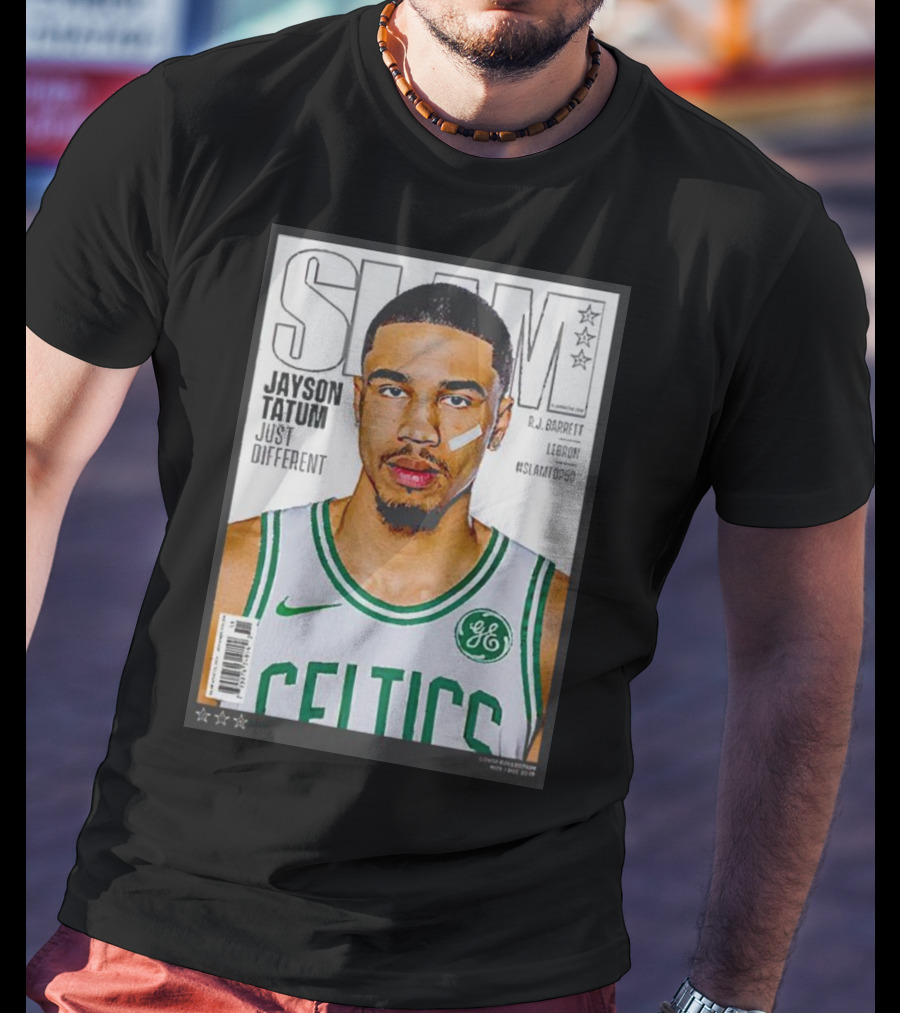 Slam Jayson Tatum Just Different Celtics Cover NBA Basketball Star T-Shirt