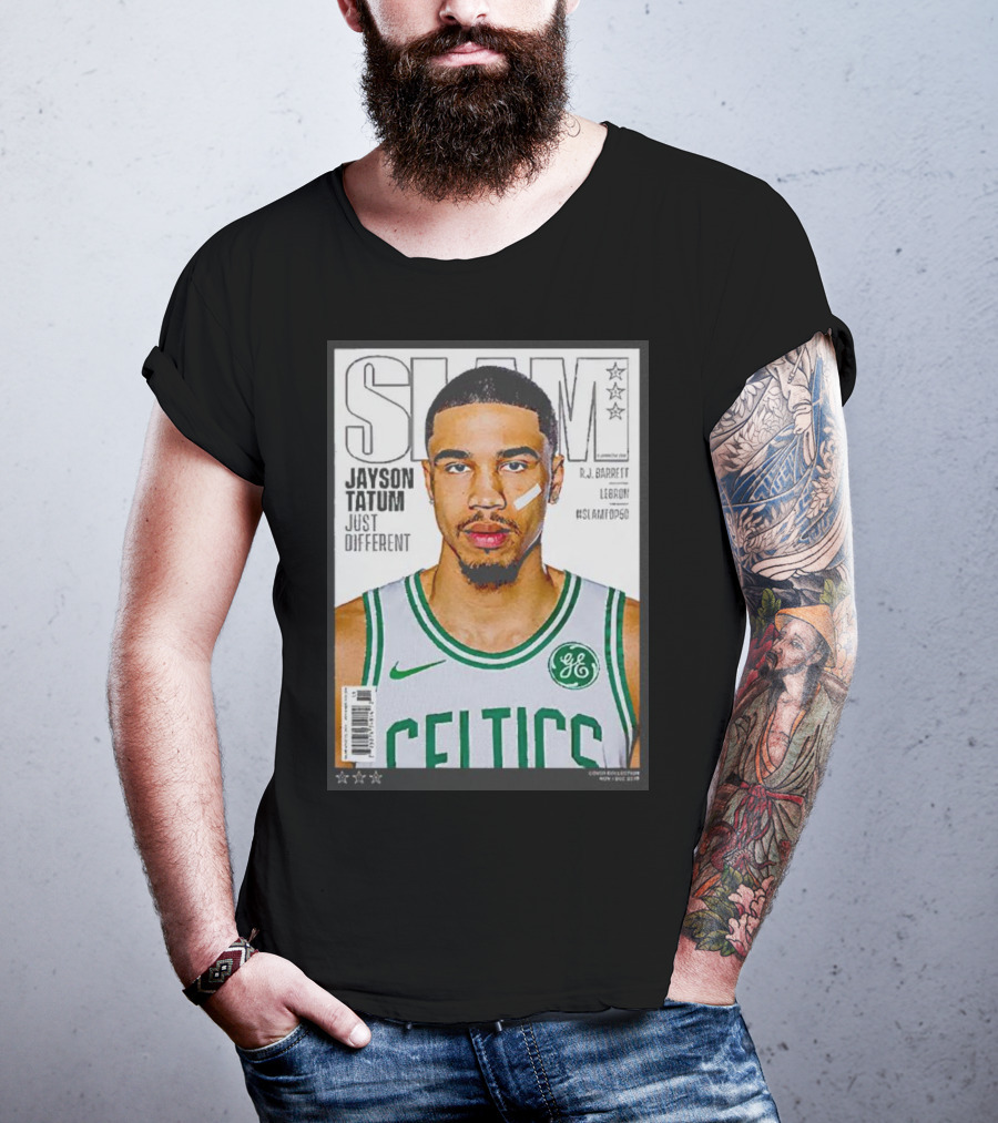 Slam Jayson Tatum Just Different Celtics Cover NBA Basketball Star T-Shirt