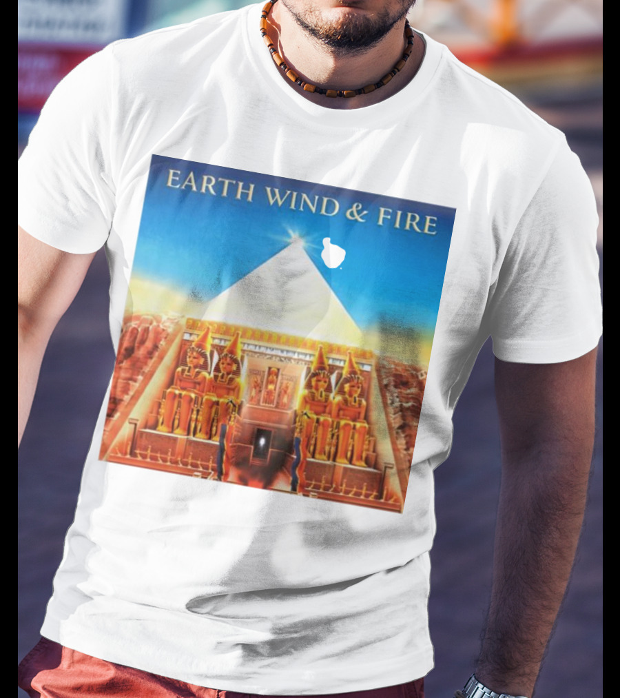 Earth Wind And Fire Pyramid And Sphinx T-Shirt