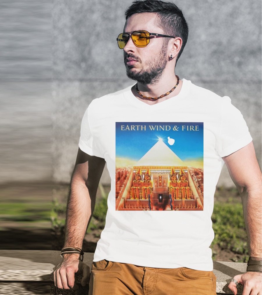 Earth Wind And Fire Pyramid And Sphinx T-Shirt