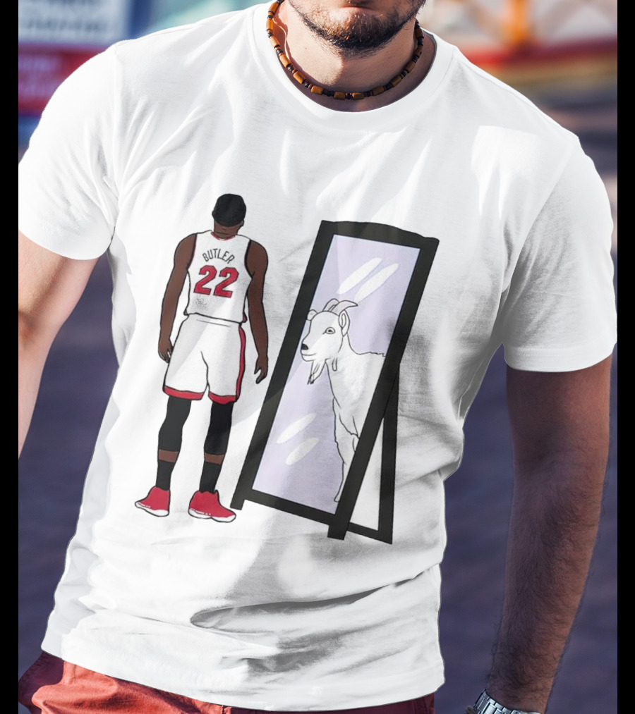 Jimmy Butler 22 Mirror Reflection Goat T-Shirt