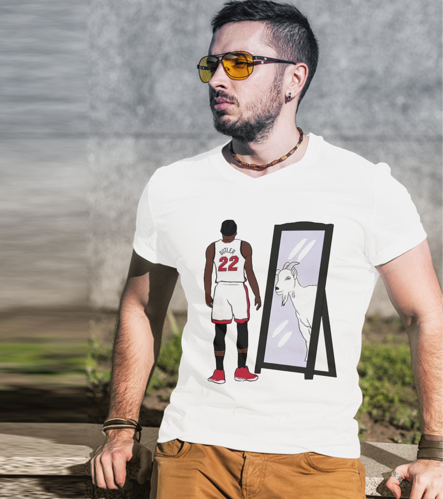 Jimmy Butler 22 Mirror Reflection Goat T-Shirt