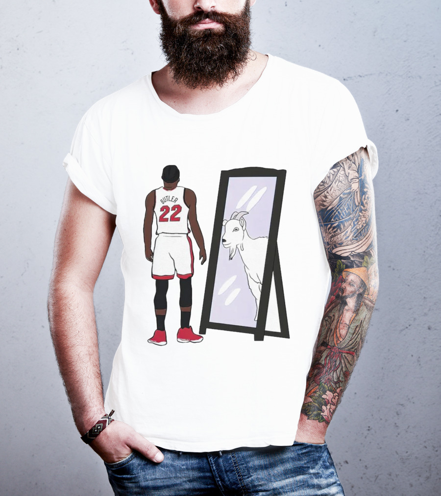 Jimmy Butler 22 Mirror Reflection Goat T-Shirt