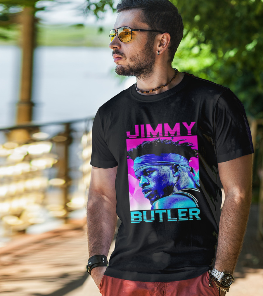Jimmy Butler Retro Neon T-Shirt