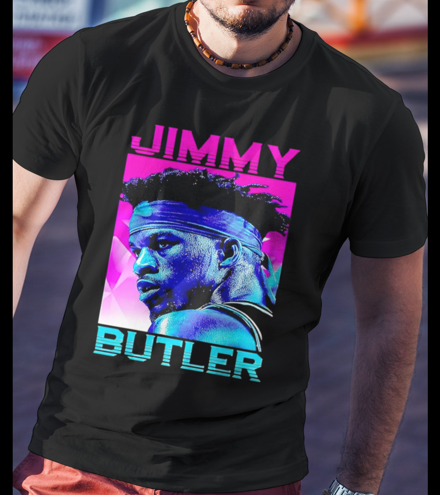 Jimmy Butler Retro Neon T-Shirt