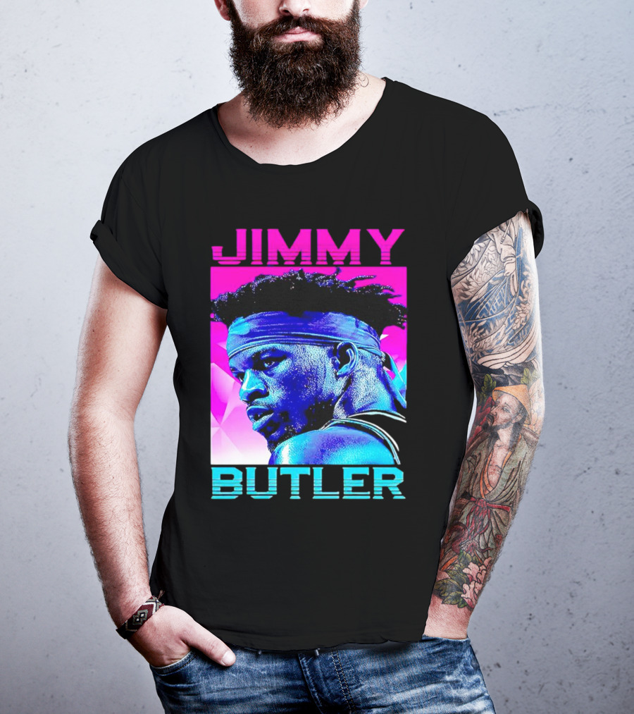 Jimmy Butler Retro Neon T-Shirt