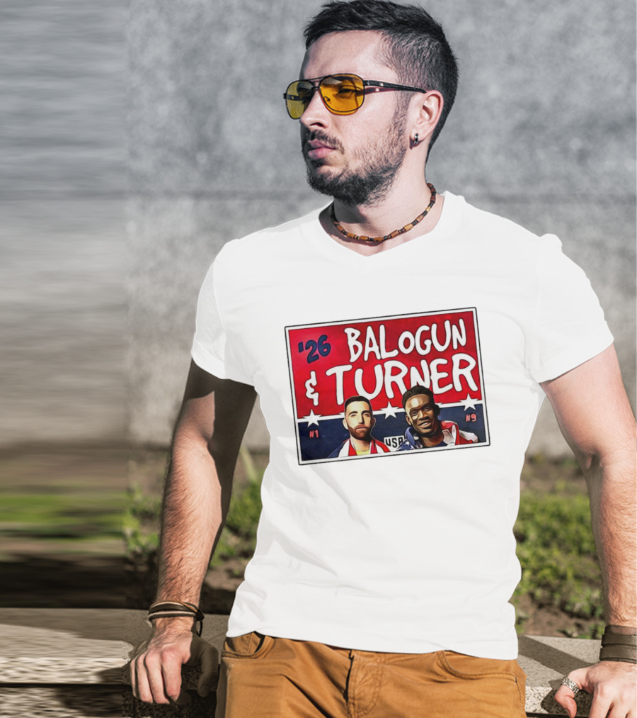 '26 Balogun Turner USA #1 #9 T-Shirt