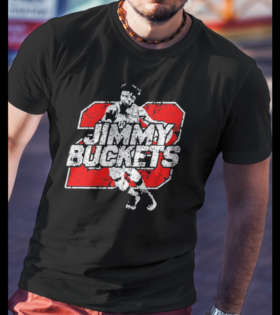 Jimmy Buckets Basketball Retro Athletic Style Player Number T-Shirt