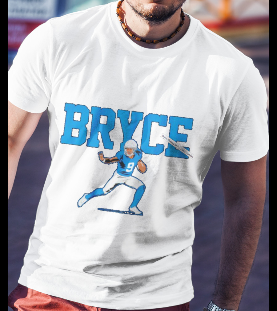 Bryce Young Pose Carolina Panthers Football T-Shirt