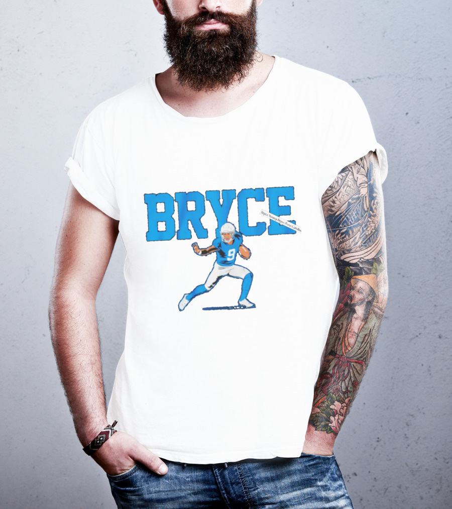 Bryce Young Pose Carolina Panthers Football T-Shirt