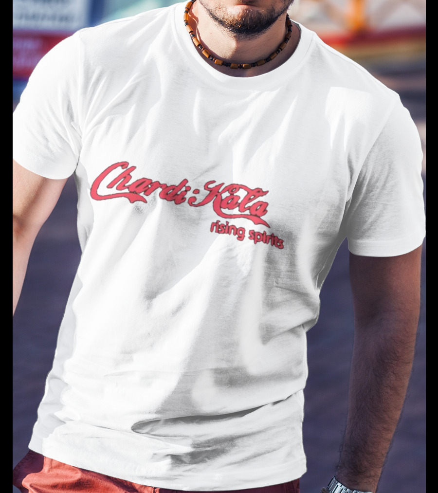 Chardi Kala Rising Spirits Text T-Shirt