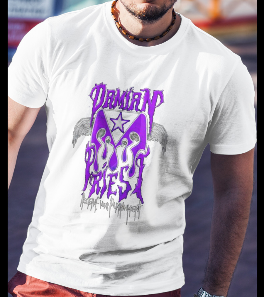 Damian Priest Receive Your Punishment Wings Star Iconic T-Shirt