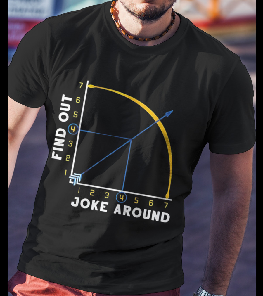 Denver Nuggets Joke Around Find Out Graph Chart T-Shirt