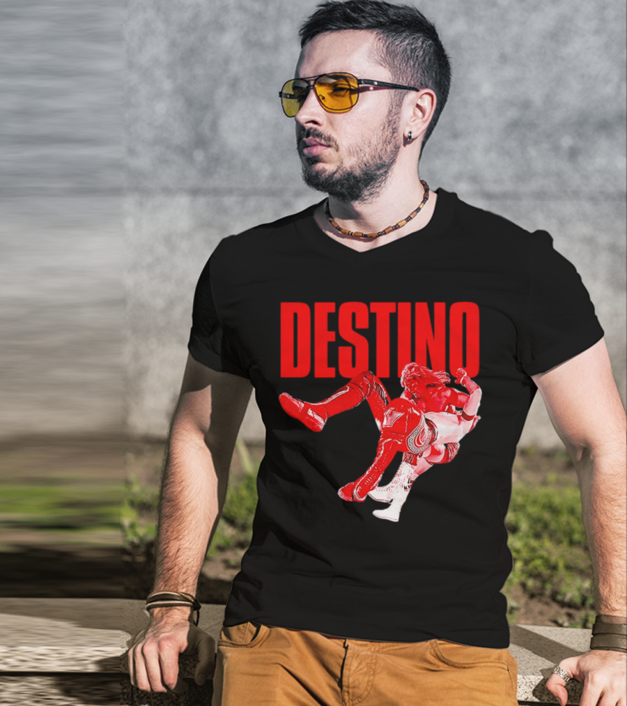 DESTINO Tetsuya Naito Wrestling Finishing Move T-Shirt