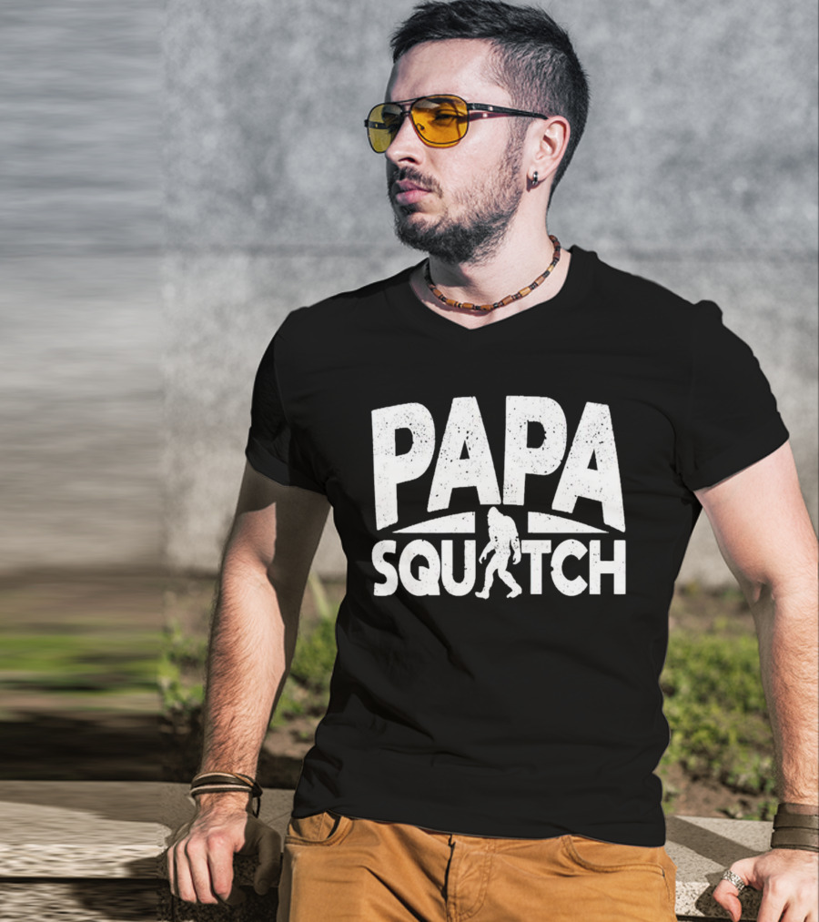 Papa Squatch Bigfoot T-Shirt